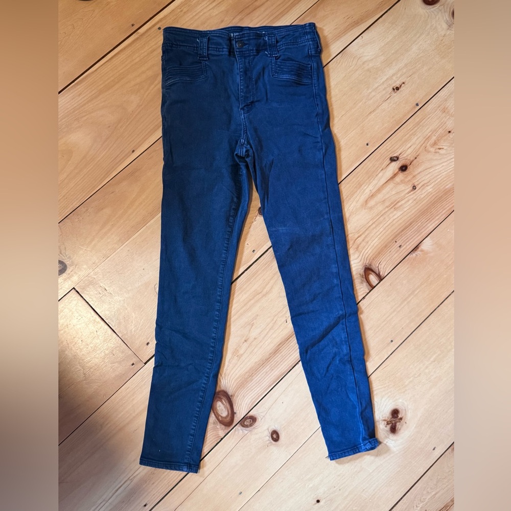 American Eagle Outfitters Dark Blue Skinny Jeans
